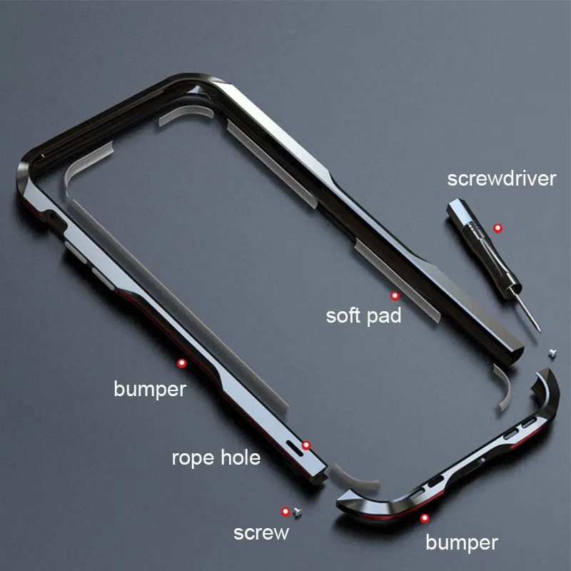 Cena Luphie Metalowy Zderzak Do IPhone 12 Pro Max 11 Case SE Aluminiowa Rama Ochronna Do IPhone X Xs MAX Xr 7 8 Plus Zderzak