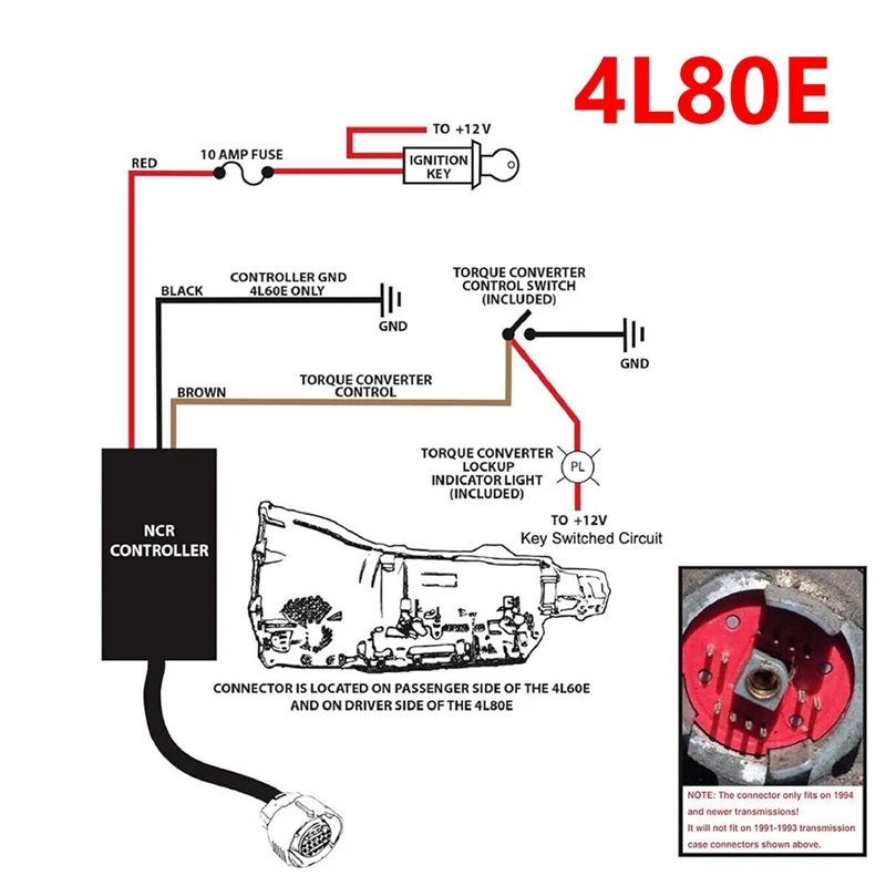 4L80E Trans автономный контроллер полностью ручное переключение автоматические