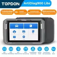 Фото Беспроводной диагностический сканер TOPDON ArtiDiag900 Lite OBD2 для всех систем, двунаправленный диагностический инструмент с бесплатным обновлением и двунаправленным управлением №3