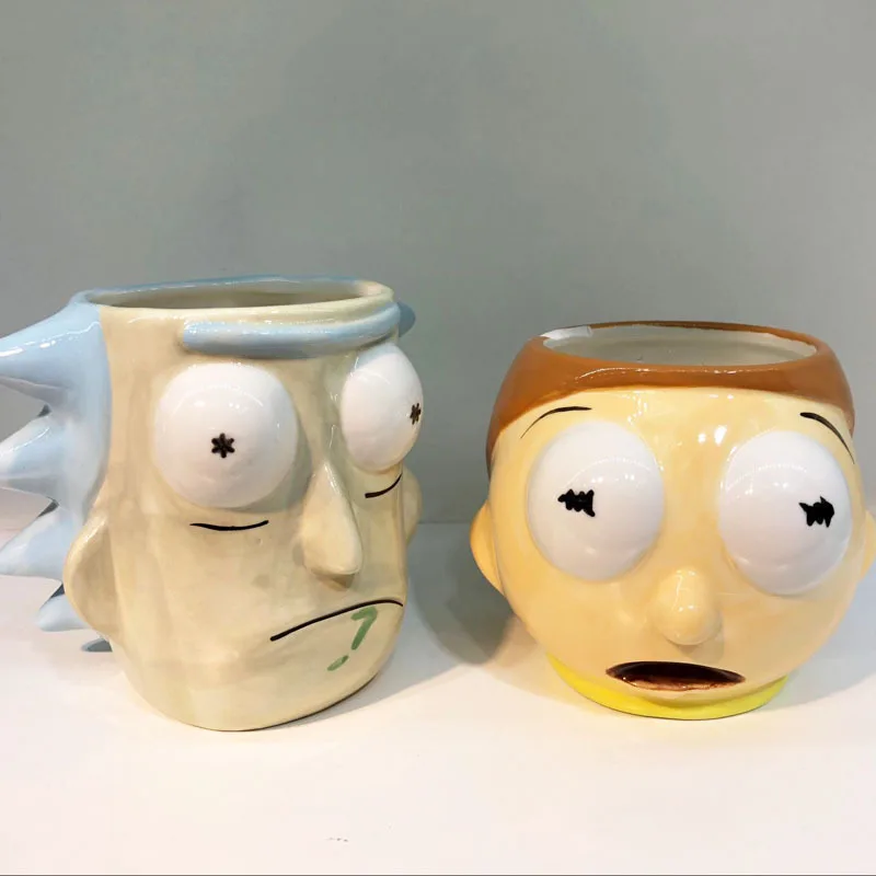 

Hot Rick and Morti Mug Coffee Cups Ceramic Large Capacity Mug Creative Coffee Milk Mug Porcelain Unique Office Drinking Cup Gift