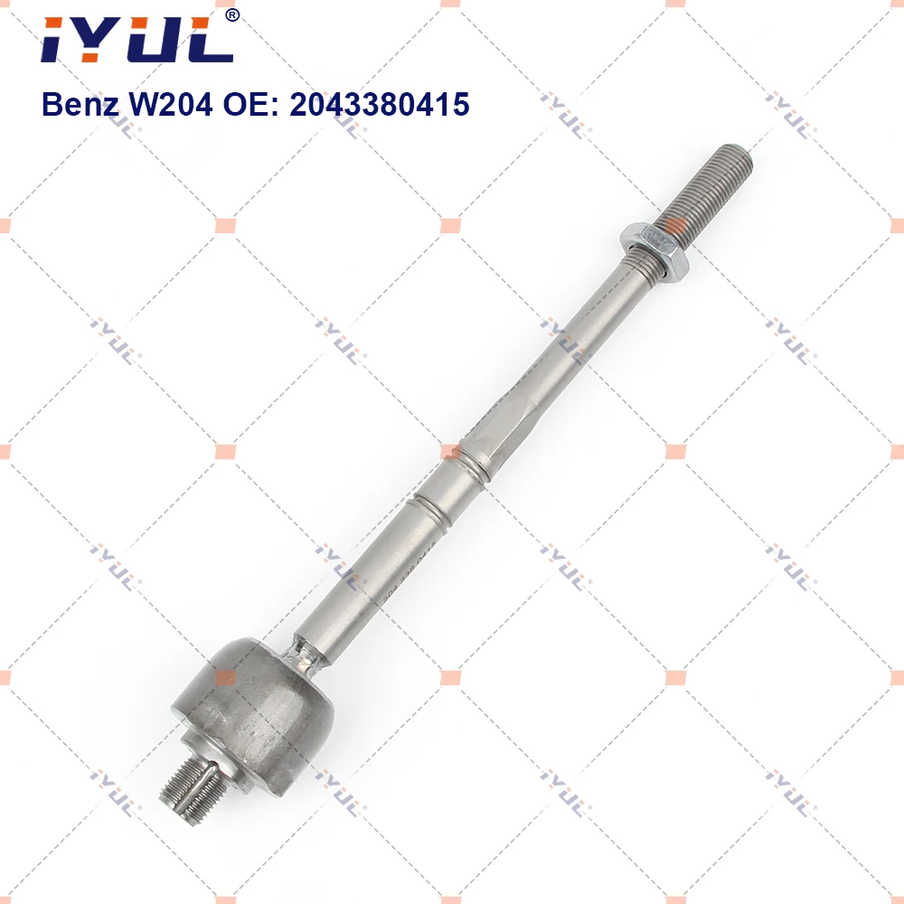 

IYUL Front Left Right Axle Inner Steering Tie Rod Ends For Mercedes Benz C-Class W204 S204 CLK C209 2043380415 2043380015
