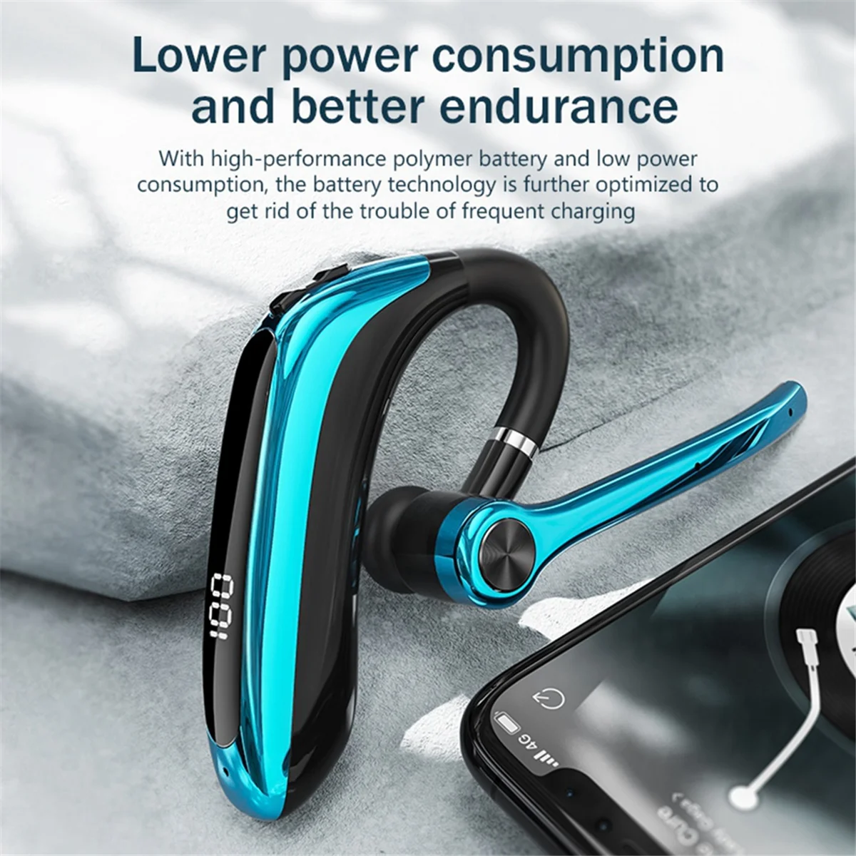 Беспроводные наушники с двойным микрофоном Bluetooth-наушники шумоподавлением