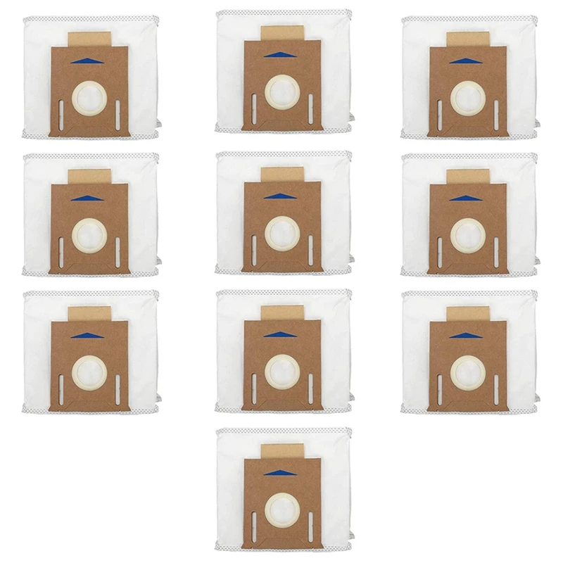 

10 упаковок, сменные пакеты T8, подходят для Yeedi Vac Station, совместимы с Ecovacs DEEBOT OZMO T8 AIVI T8 Max, вакуумные детали
