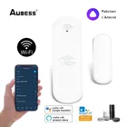 Смарт-датчик двери с Wi-Fi, детекторы открытиязакрытия дверей, магнитный выключатель, датчик окон, оповещения об опасности для дома, сигнализация безопасности, Алиса