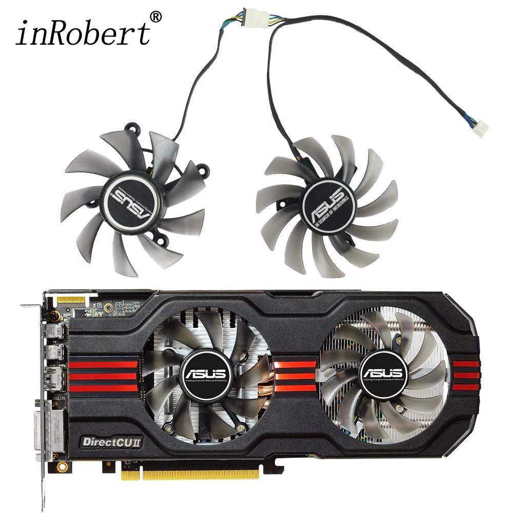 Кулер для видеокарты ASUS Radeon HD 7850, 75 мм, 12 В