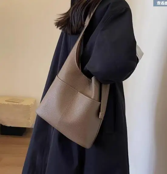 

Сумка на плечо A2367 женская кожаная, популярный саквояж средней и большой вместимости, чемоданчик кросс-боди на одно плечо, 2023