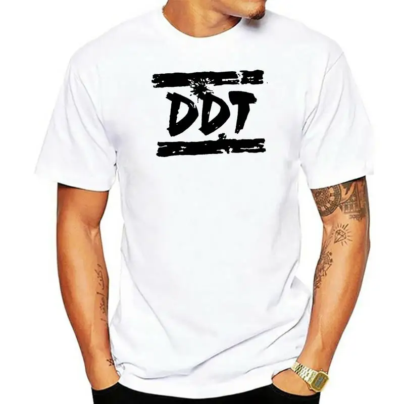 Ddt T Shirt Thrash Metal Russian Band Rock T Shirts For Sale Men Fitness Soft Unisex Short Sleeve Made Tee Plus Size Oversized