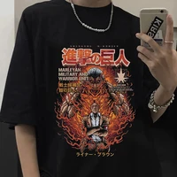 japanese anime attack on titan womens t shirts levi%c2%b7ackerman eren yeager top summer harajuku loose graphic short sleeve t shirt
