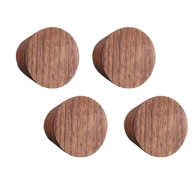 

4 упаковки деревянных крючков для пальто, настенная одинарная конусная стойка, одинарная вешалка для пальто, крючки, деревянная вешалка для ...