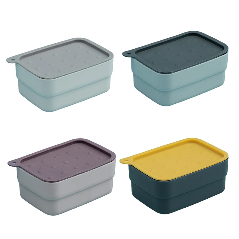 

Портативный Футляр для мыла, водонепроницаемый и влагостойкий футляр для хранения мыла с губкой, чистящая щетка, Коробка для мыла, домашняя кухня