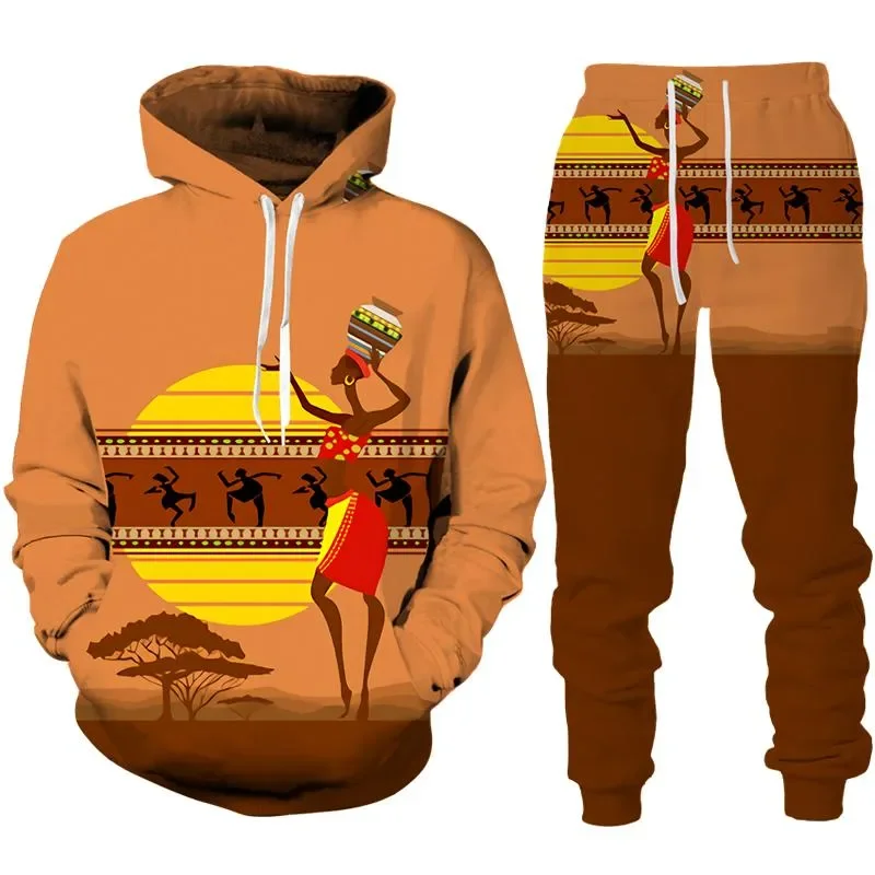 Hoodies Set Boys Ancient Egypt Eye Of Horus God 3D Print Pants Sets Casual Egyptian Tribal Clothes Kids Hoodie Suits