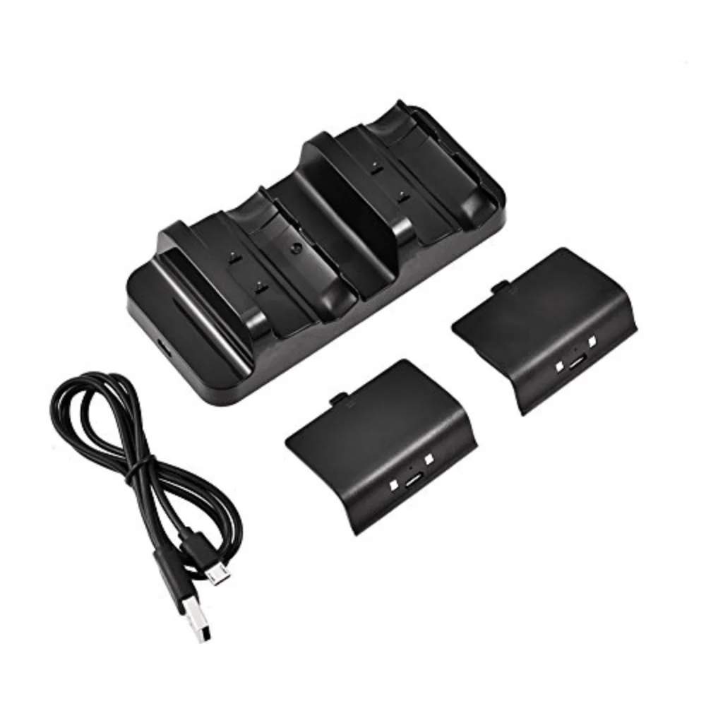 

Dual Controller Charger for Xbox One, Dual Charging Dock Station with 2 Rechargeable Battery Packs for Xbox One Slim Controller