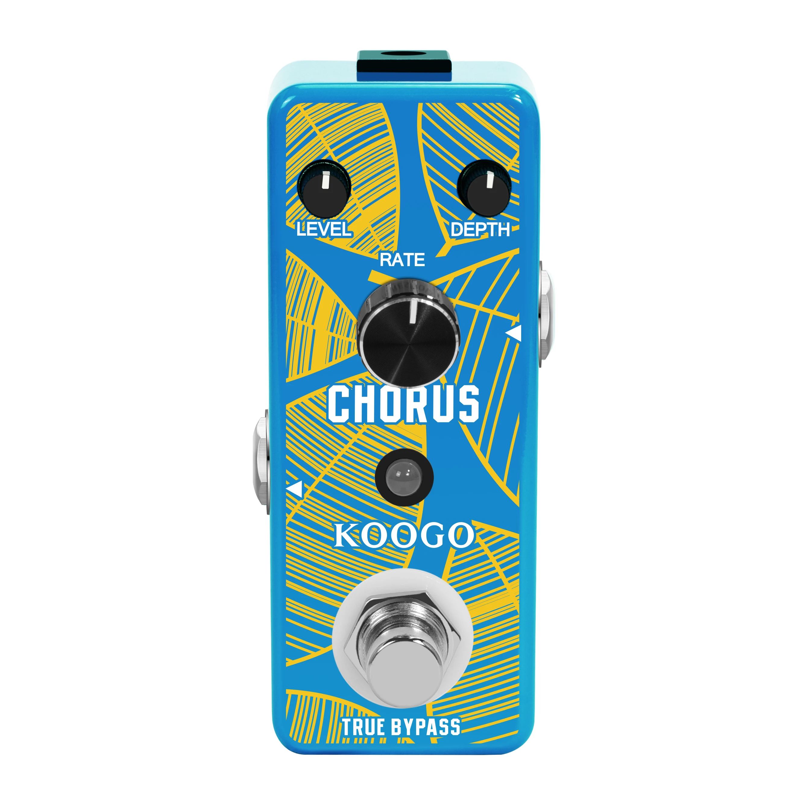 Koogo LEF-304 Guitar Analog Chorus Pedal Ensemble King Level Depth Knob High Warm Clear Chorus Sound With BBD Chip True Bypass