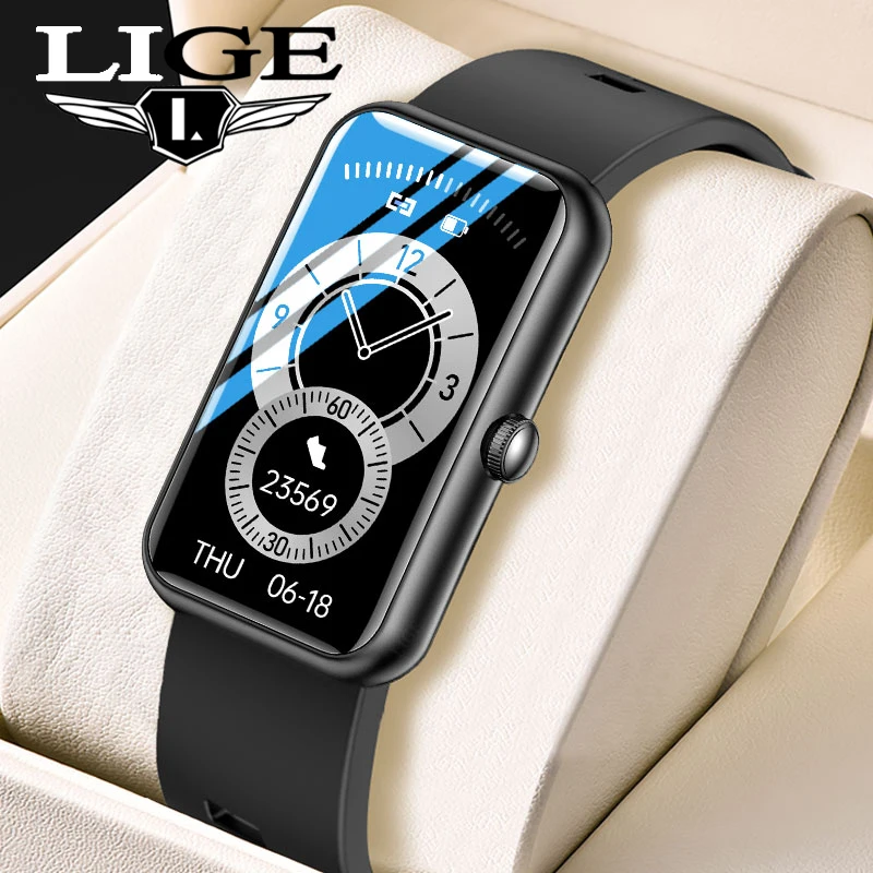 

Смарт-часы LIGE женские водонепроницаемые с пульсометром и фитнес-трекером