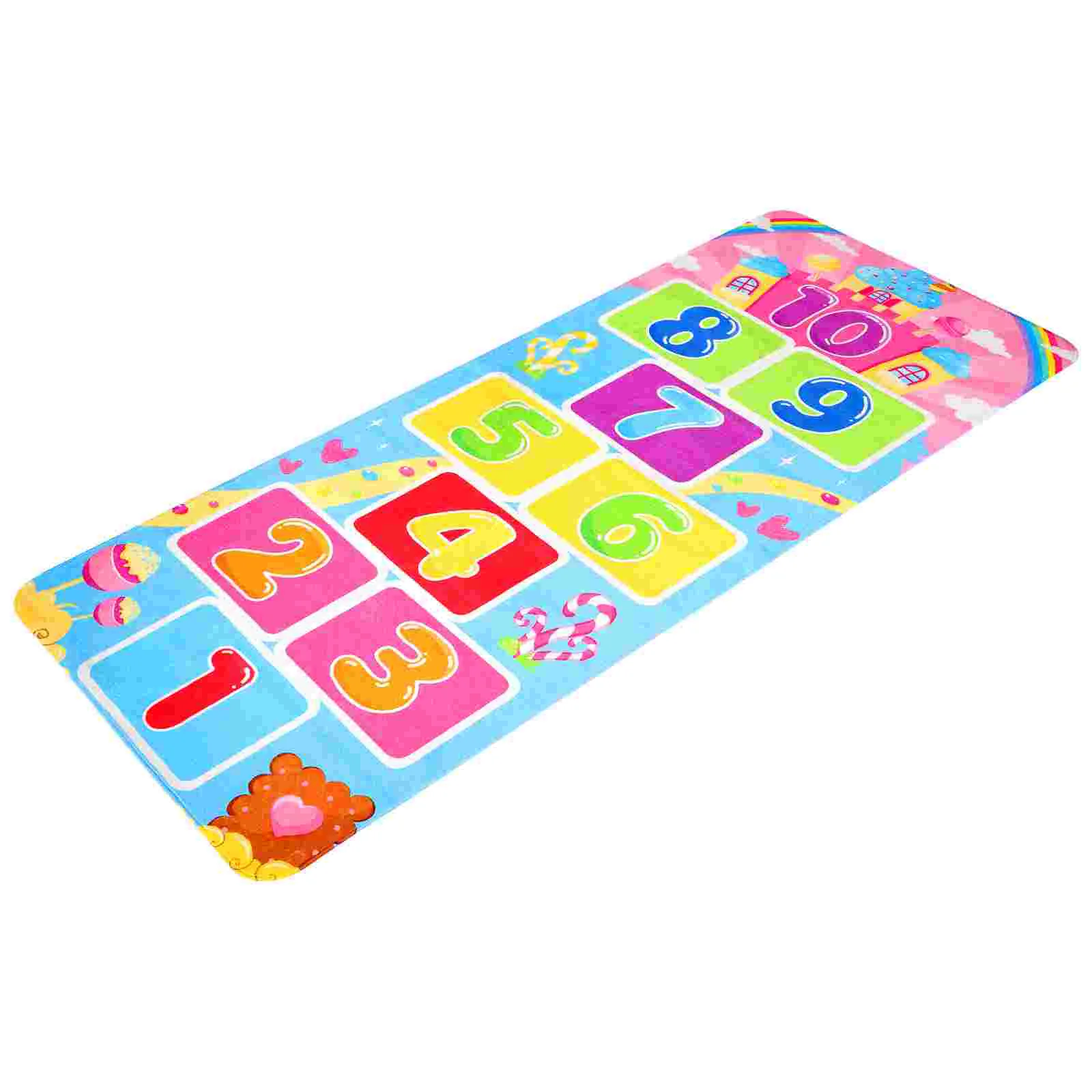 

Rug Kids Hopscotch Matplayroom Carpet Floor Room Baby Game Decor Rainbow Girls Bedroom Rugs Shower Gifts Play Boys Toddlers