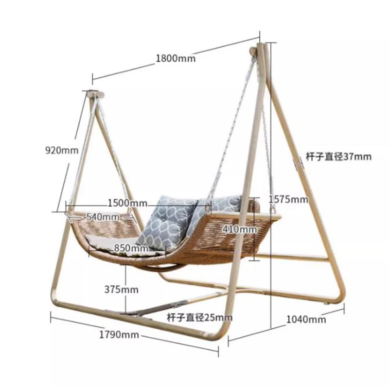 Роскошные шезлонги для террасы качели патио Подвесные сада подвесные садовые