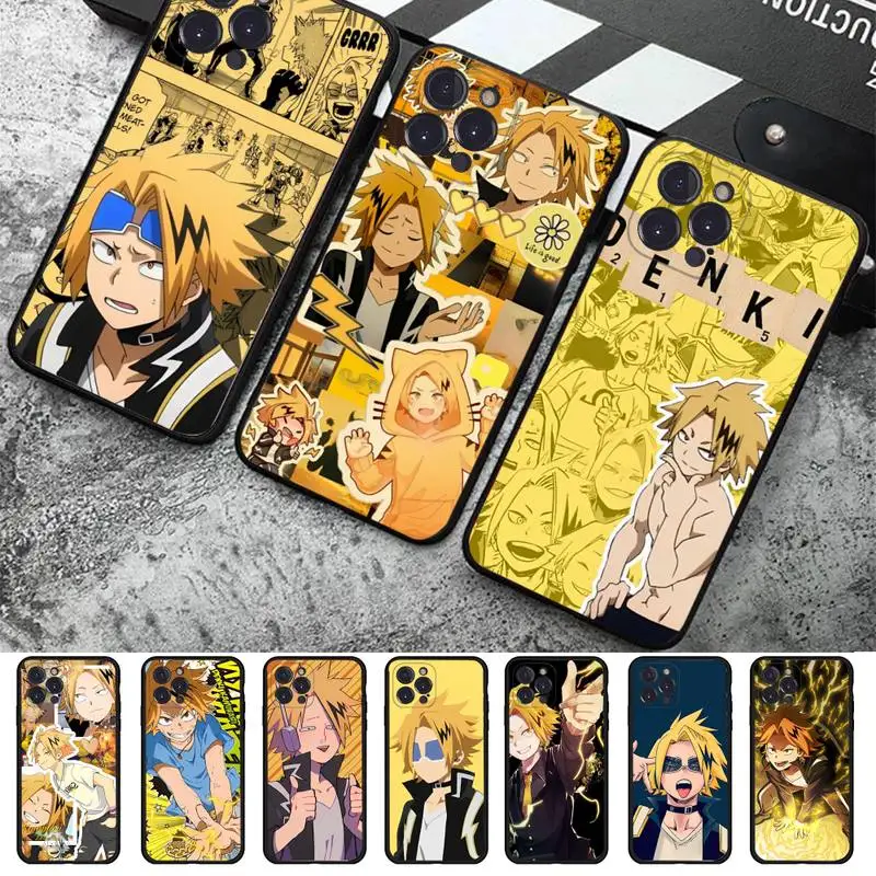 

Denki Kaminari My Hero Academia Phone Case For iPhone 14 11 12 13 Mini Pro XS Max Cover 6 7 8 Plus X XR SE 2020 Funda Shell