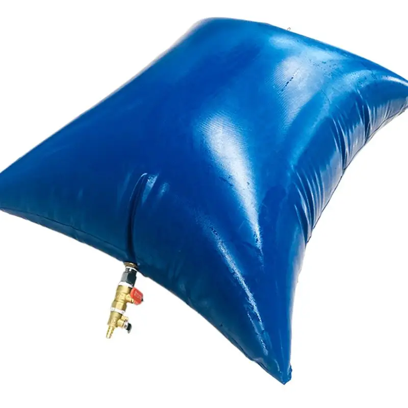 

Blue clip mesh water bladder High quality pillow type water bladder can be made into PVC clip mesh water bladder