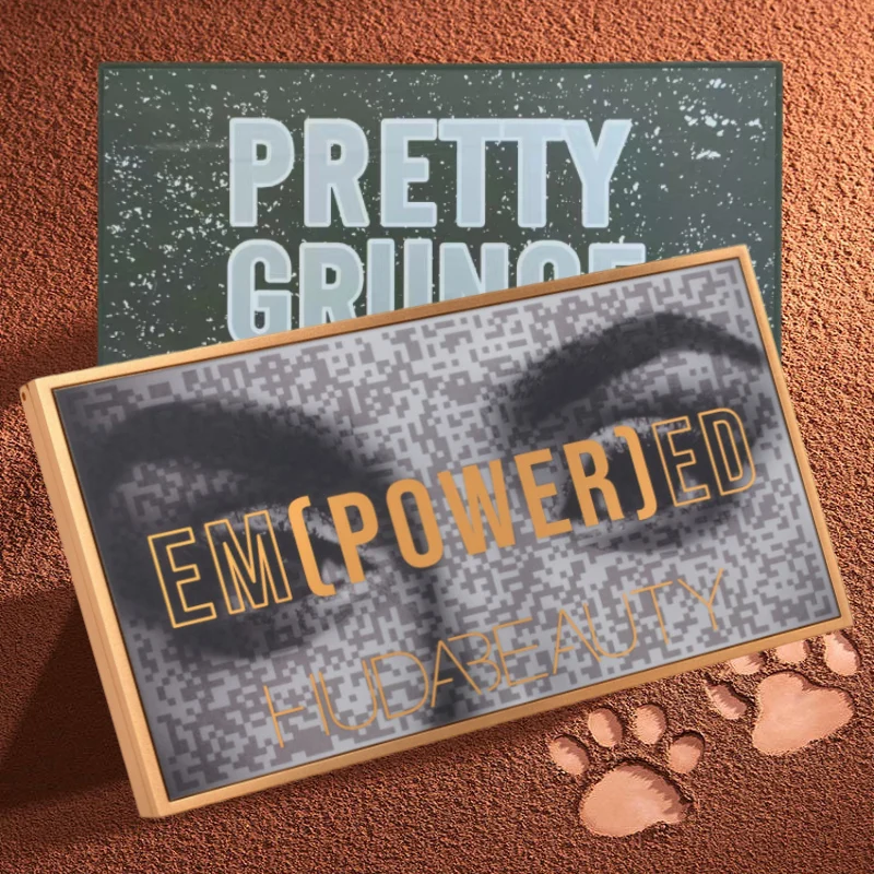 Палитра теней для век Naughty Nude макияж глаз HUDA PALETTE матовый очаровательный