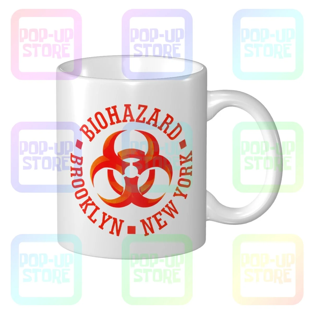 Bioопасная Бруклинская кружка кофейная лампа 11 унций Симпатичные кружки Офисная