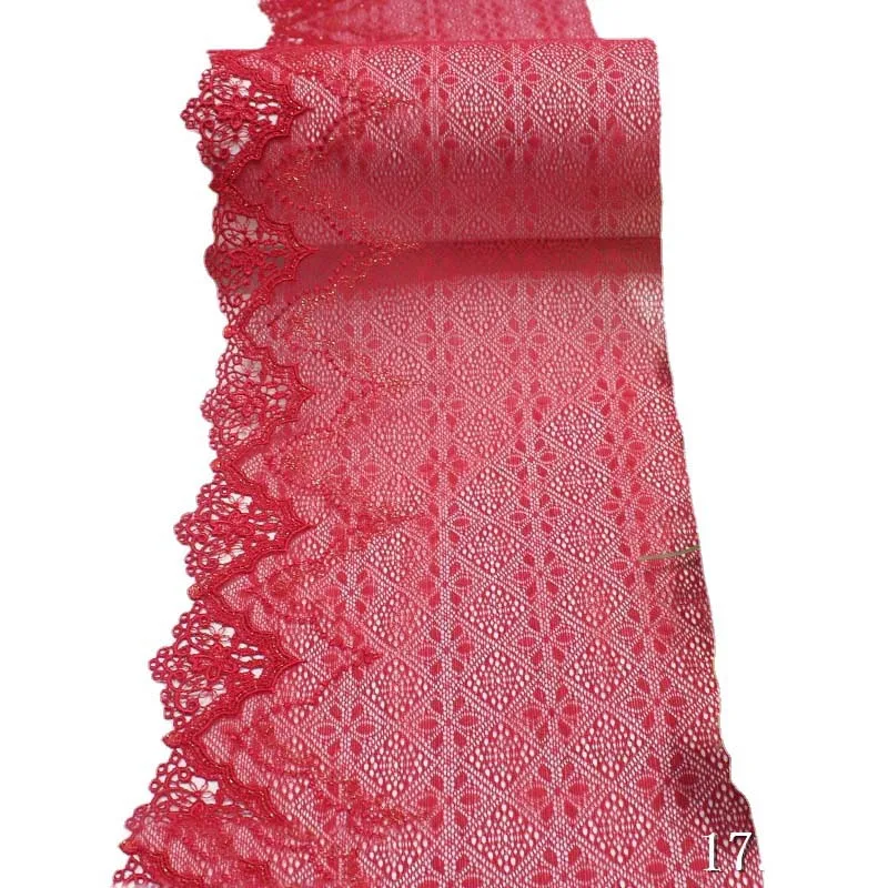 Кружевная отделка красного цвета для одежды «сделай сам», 31 ярд Кружевная отделка красного цвета для одежды «сделай сам», 31 ярд