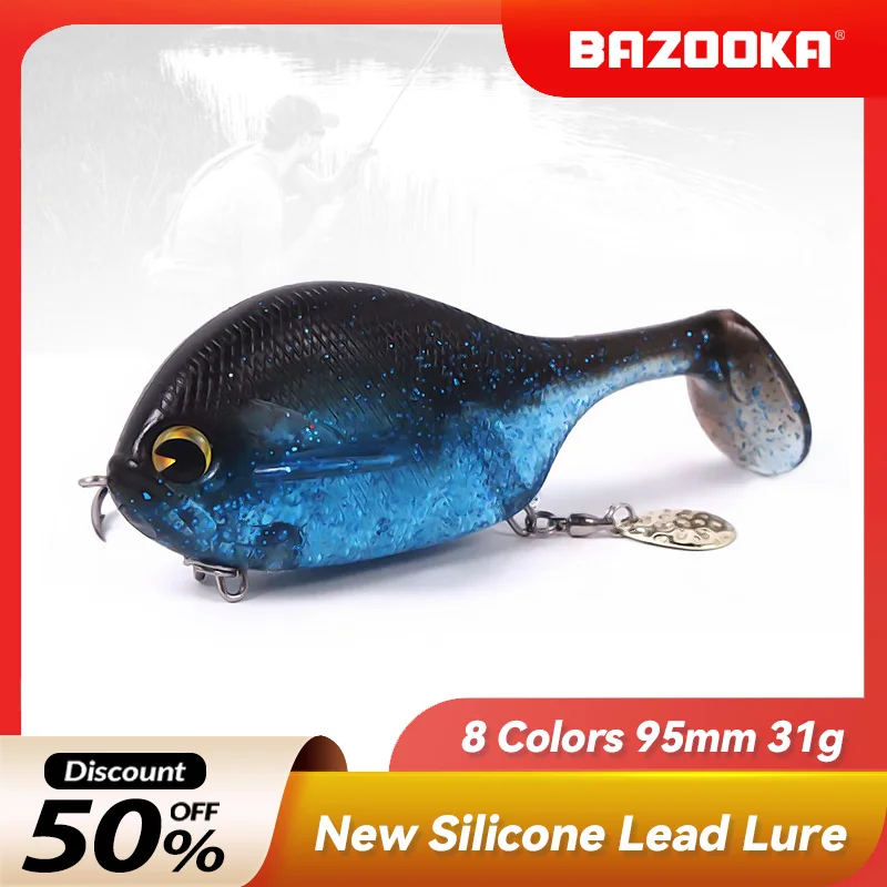 

Bazooka Swimbait VIB Fishing Lure Soft Baits Silicone Shad Shiner Spinner Wobblers Jigging Worm Spoon Carp Bass Pike Lead Hook