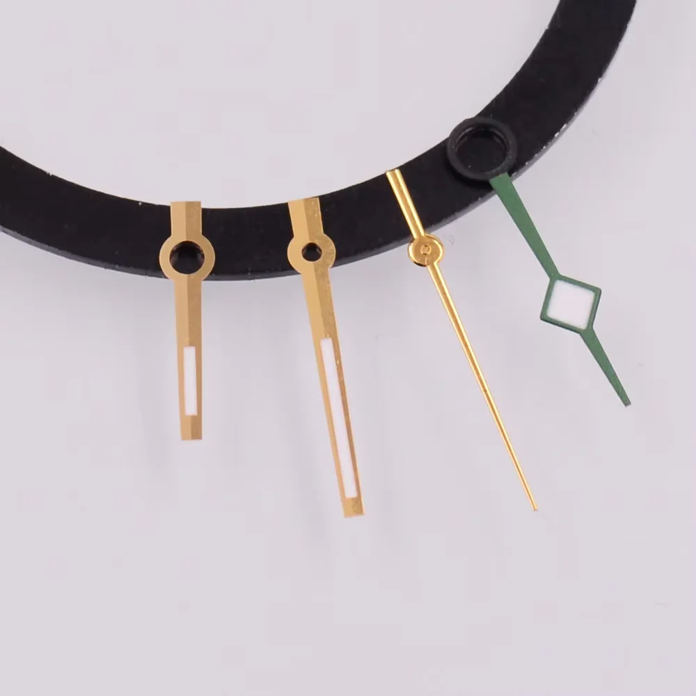 Зеленые светящиеся часы NH34 NH34A с автоматическим механизмом аксессуары для ручных