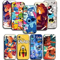 disney cartoon cute phone cases for xiaomi redmi note 10 10s 10 pro poco f3 gt x3 gt m3 pro x3 nfc cases funda back cover