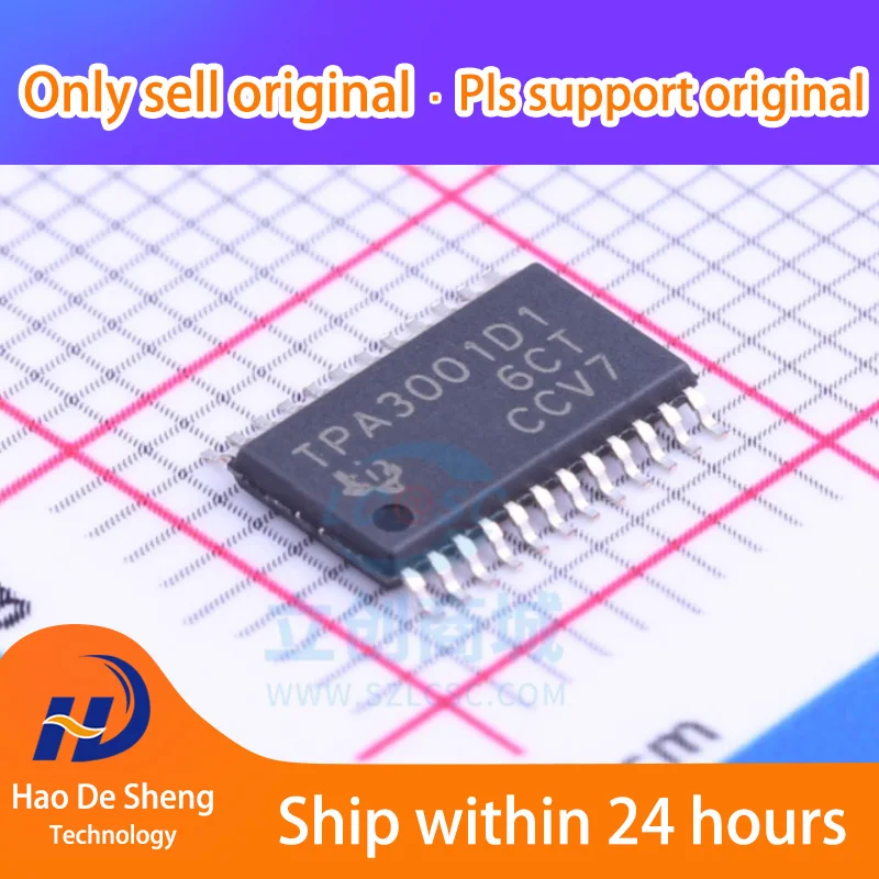 

10PCS/LOT TPA3001D1PWPR SOP TPA3001D1 Linear Audio Power Amplifier New Original In Stock
