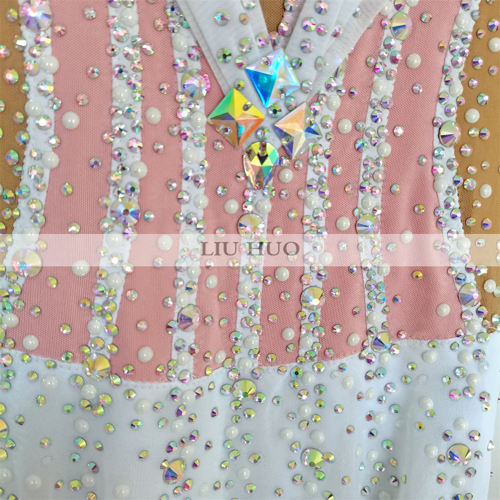 LIUHUO трико для ритмической гимнастики индивидуальный костюм взрослых женщин