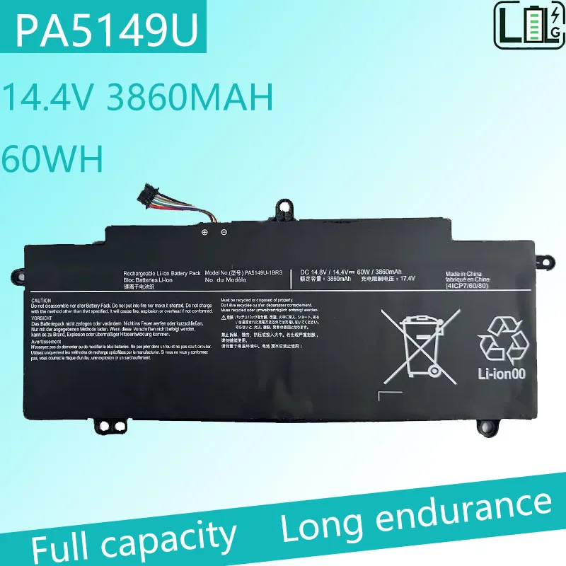 Аккумулятор для ноутбука 14 4 В 60 Втч 3860 мАч модель PA5149U-1BRS PA5149U аккумулятор ModelToshiba