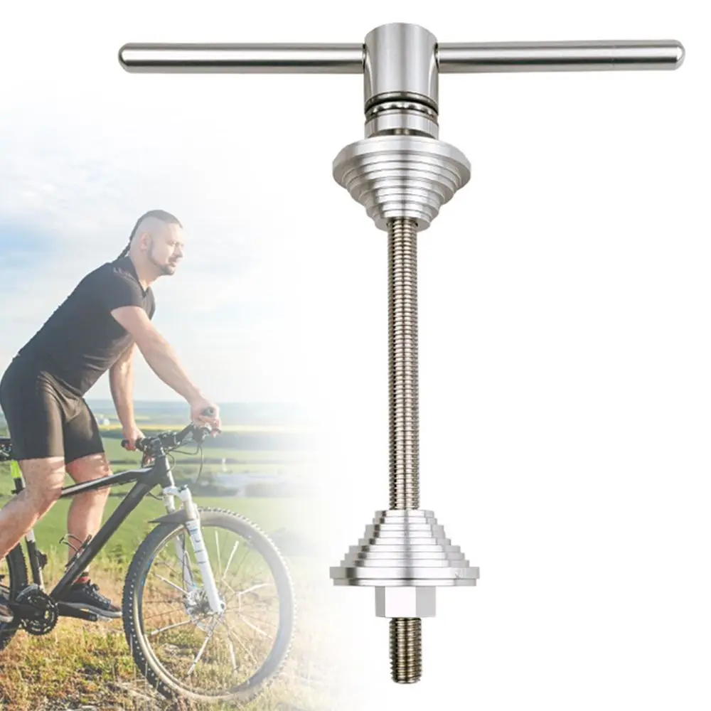 

Tools MTB Installation Disassemble Central Axis Press in Tool Press-in Center Shaft Bicycle Bowl Set Central Axis
