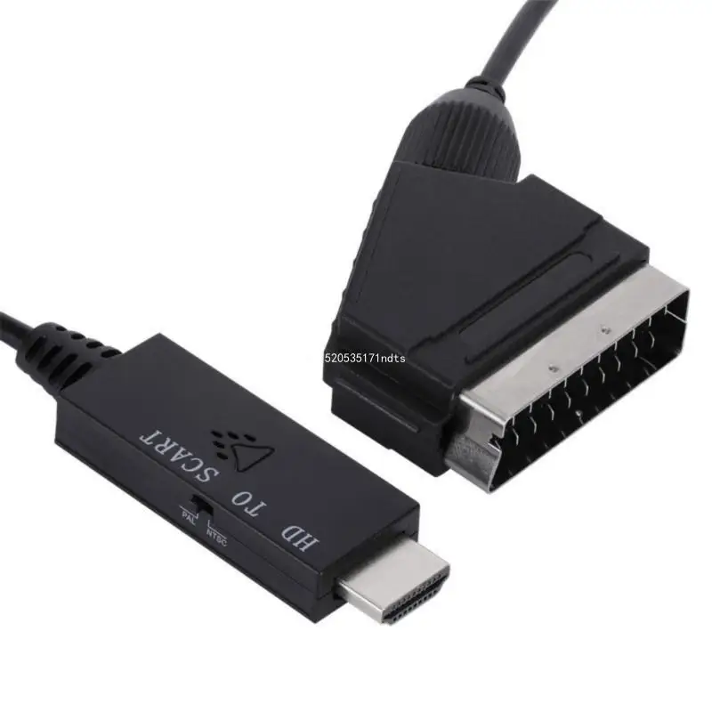 Конвертер 1080p HDTV в Scart выходной видеокабель адаптер малой мощности для Прямая
