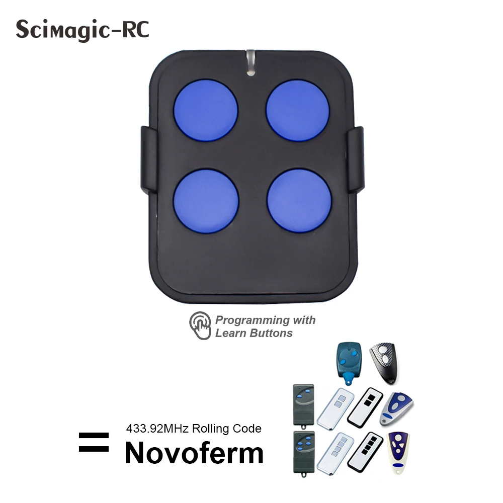 

433 NOVOFERM NOVOTRON 502 MAX43-2 504 MAX43-4 сменный пульт дистанционного управления вращающимися кодами ворот NOVOFERM 433,92mhz Открыватель Гаражных Дверей