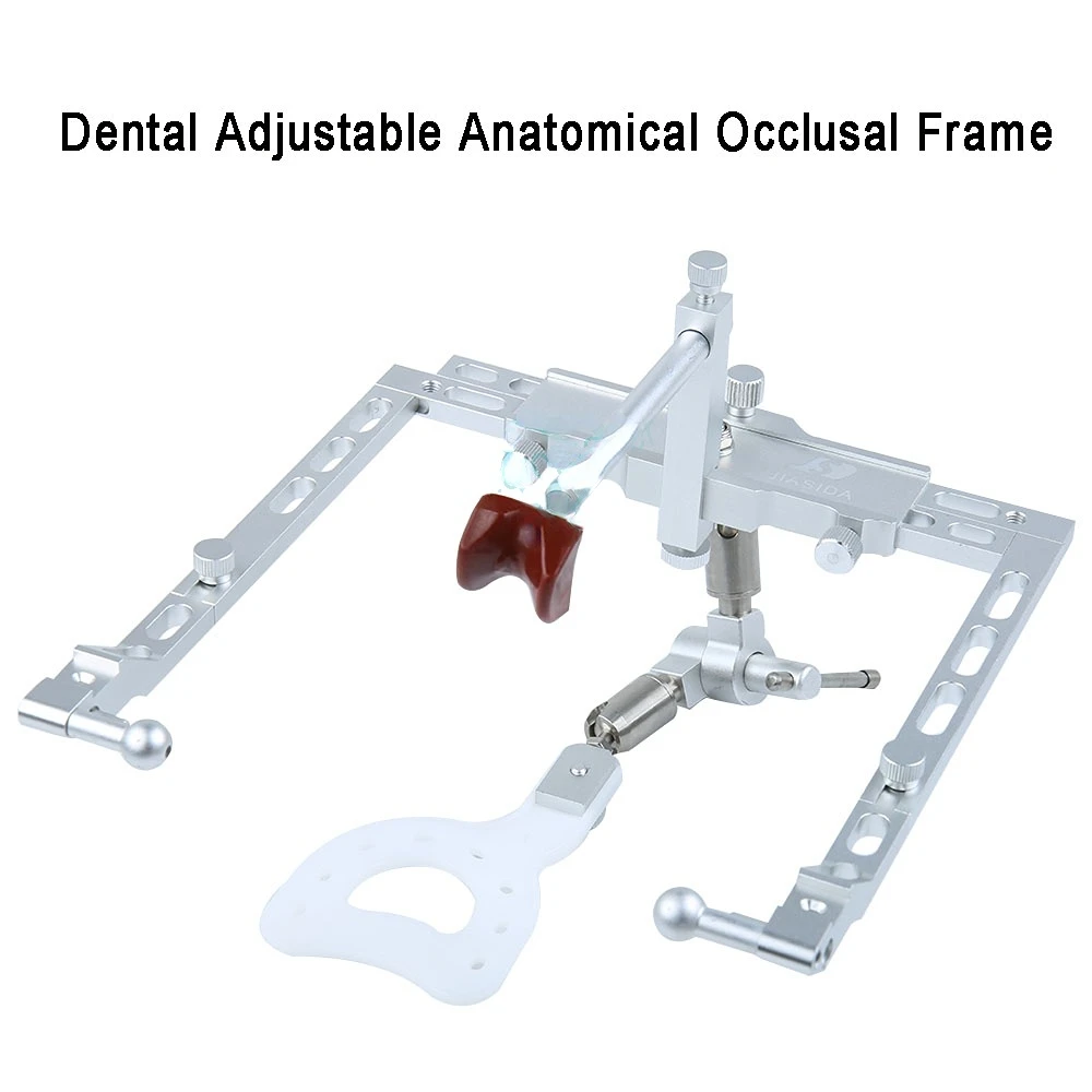 

New 1set Dental Articulator Face Bow For Fully Adjustable Jaw Frame Anatomical Articulator Gilbach Dental Lab Tools for Sale