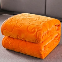 solid soft warm velvet blanket springsummer warm couch bed throw blanket home decor flower bedding bedspread blanket