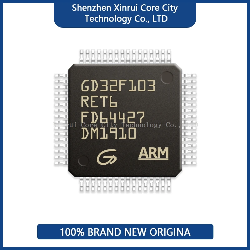 

100% IC GD32F103RET6 GD32F103 GD32F MCU Original Assembled Real ProductProgrammable Microcontroller Module Chips