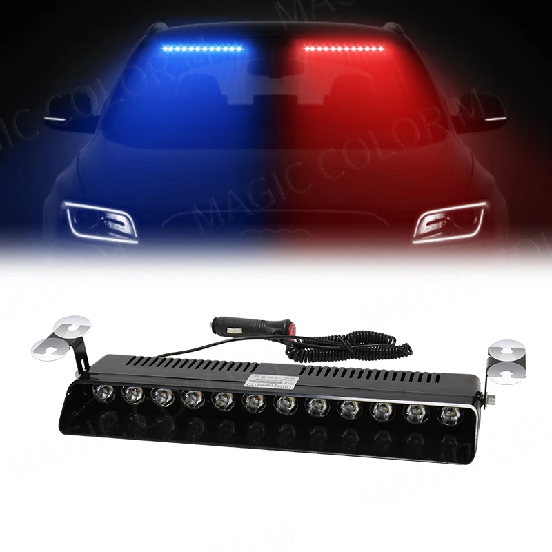 12 светодиодов автомобисветильник стробоскоп освещение экстренное ветровое