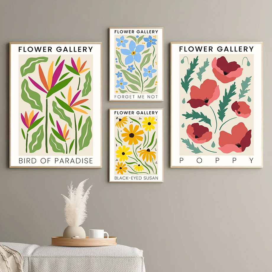 Печать на холсте &quotБотанический цветочный рынок&quot BESTEN