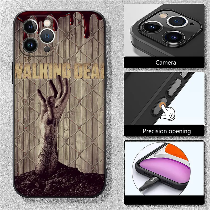 Чехол TWD the walking dead для Samsung Note S22 8 9 10 20 Plus Lite Ultra J2 J4 J6 J7 J8 Prime J730 Core