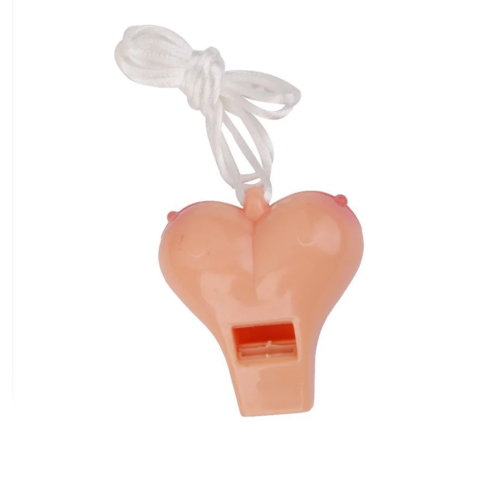 

1pc Holloween Whistle Novelty Necklace Holloween Prop Funny Gift Plastic Whistle for Sports