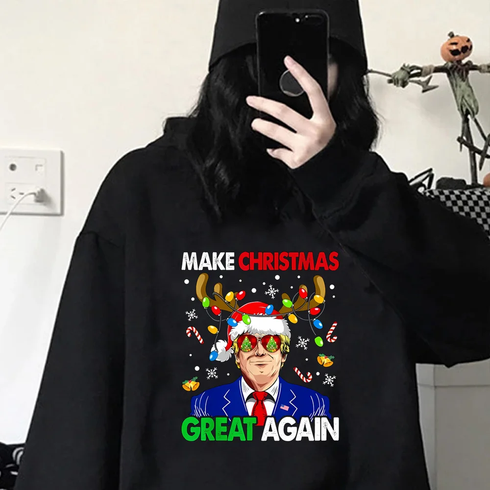 Donald Trump hoodie streetwear manga harajuku pattern casual wear girl tracksuits hoddie soft fabric comic winter