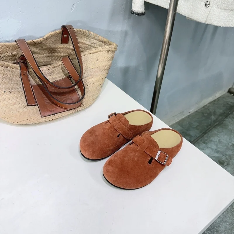 Высокое качество ~ 2024 осень и зима простая модная замшевая полусумка из коровьей