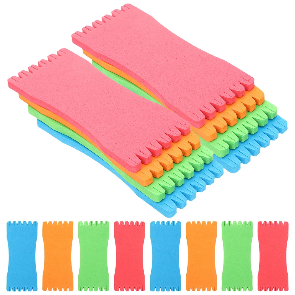 

20 Pcs Foam Wound Board Tool Fishing Gift Line Winders Sub-line Holders Accessories Clip Winding Tools Spool