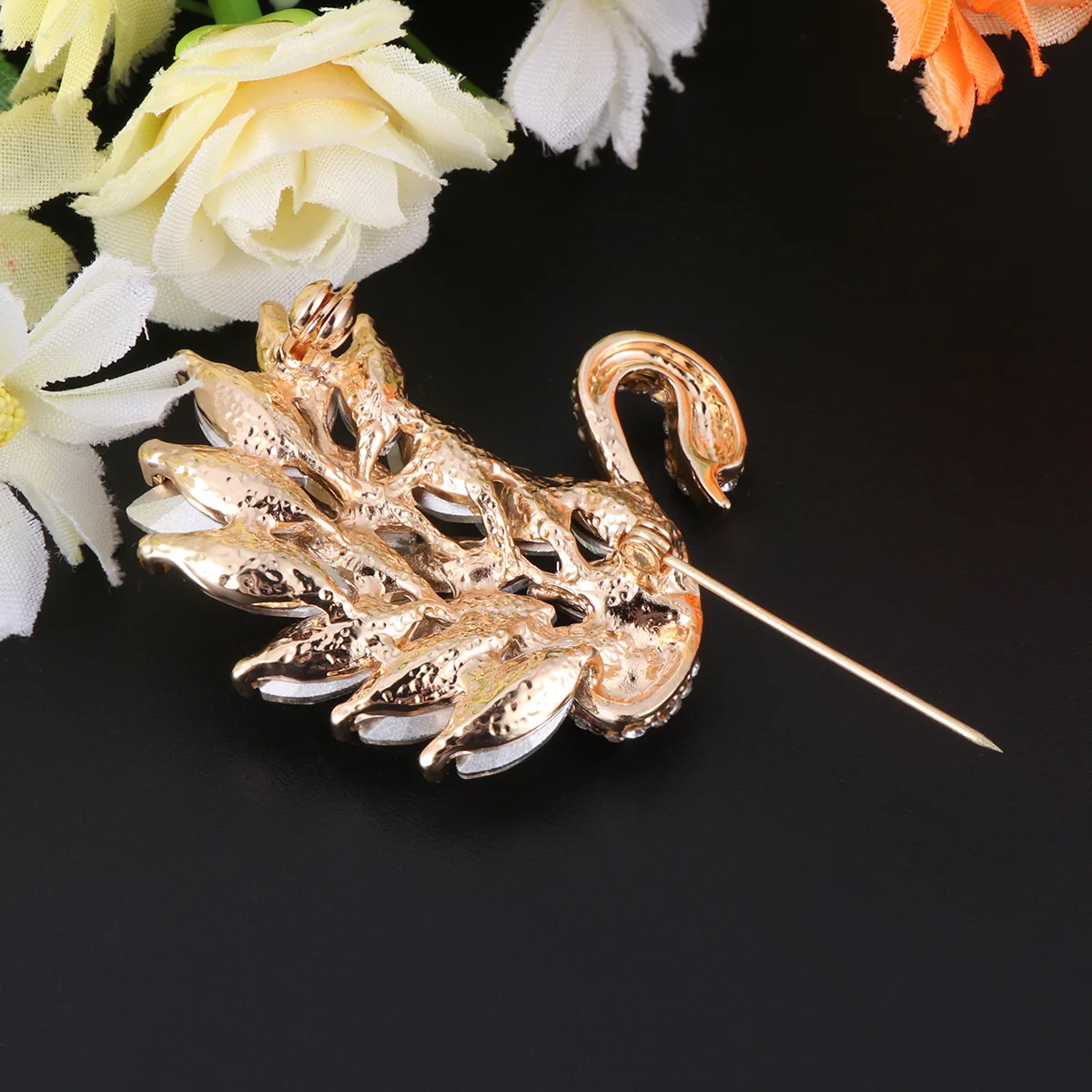 

1pc Brooch Alloy Trendy Fashion Swan Brooch Brooch Pin for Anniversary Banquet