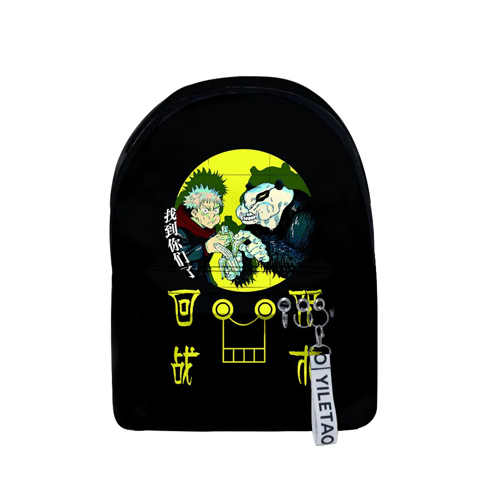 

Cartoon Jujutsu Kaisen Fashion student Bookbag Notebook Backpacks 3D Print Oxford Waterproof Boys/Girls Casual Travel Backpacks