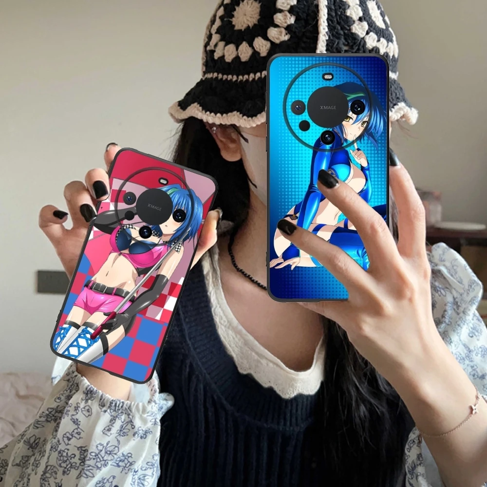 Школьный DXD Xenovia Чехол для мобильного телефона Huawei Mate 60 50 40 30 20 10 Pro Plus Lite E 5G черный