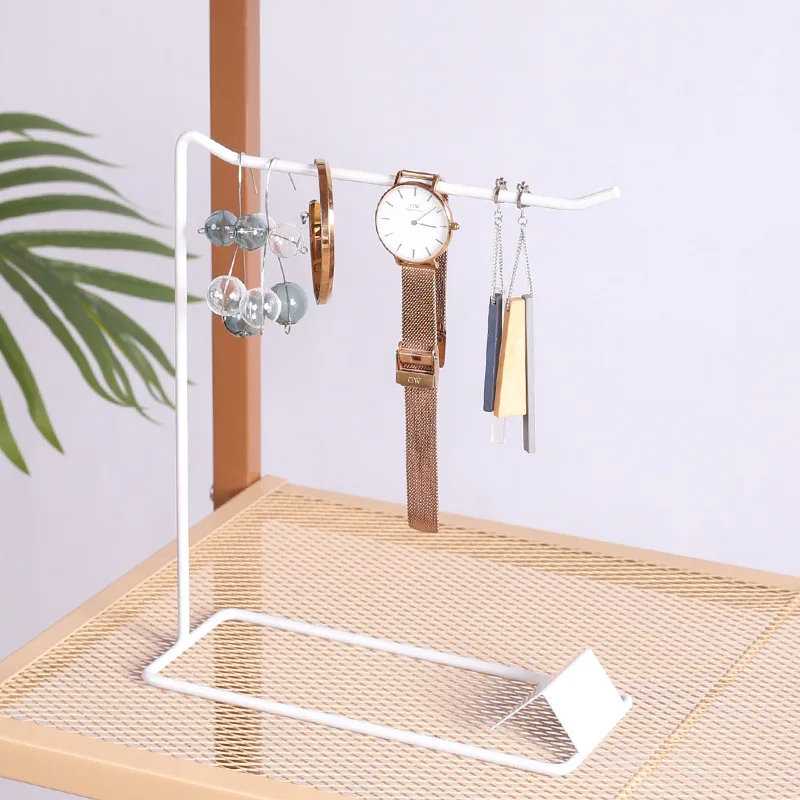 Jewelry Organizer Wooden Rack Bracelet Hanger Earring Holder Display Decoration Stand for Small Things Storage Items Exhibitor
