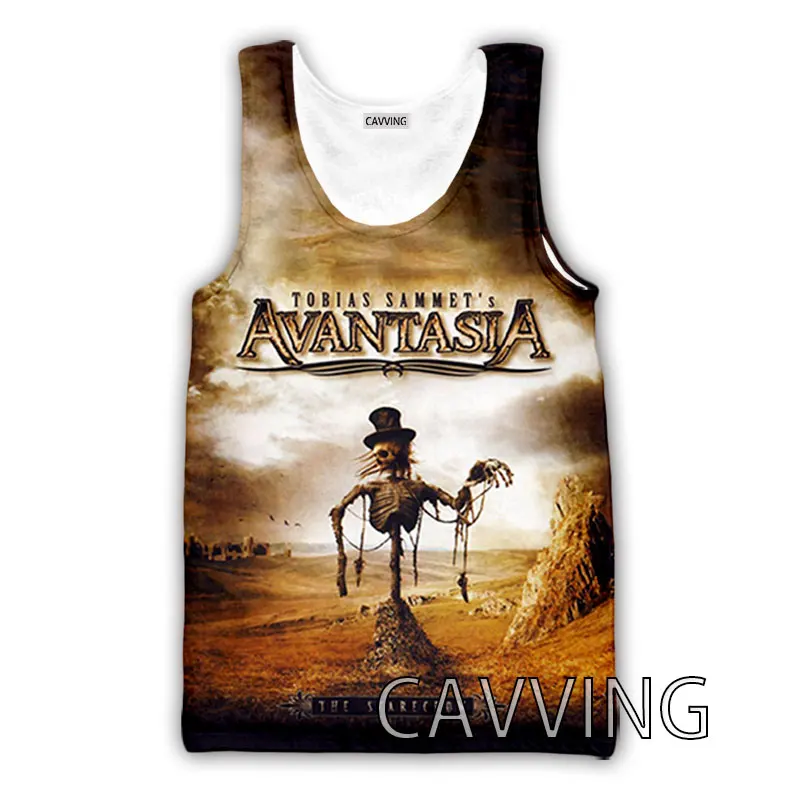 Майка аванстасия для мужчин и женщин жилет с 3D принтом рок летняя уличная одежда