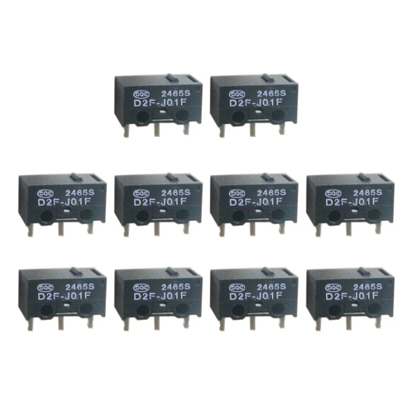

10 шт., микропереключатель мыши D2F-J01F